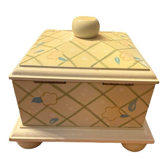 RARE Vintage Decoline New York Hand Made Hand Painted Trinket Box Exclusive! - Picture 4 of 12